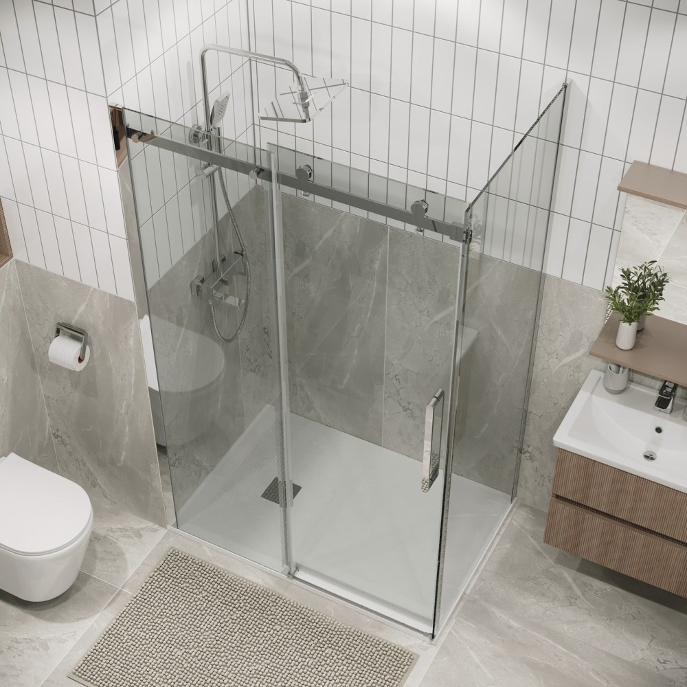 Душевая стенка Grossman Classic 80 Хром / Прозрачное 200.K33.04.80.10.00 Душевая стенка Grossman Classic 80 Хром / Прозрачное 200.K33.04.80.10.00 — изображение 3