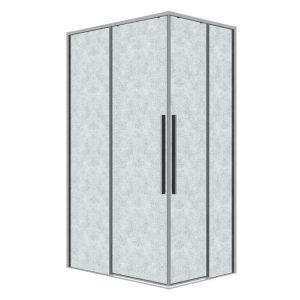 Душевой уголок Grossman Galaxy 100х90 левый Хром / Шиншила 300.K33.01.90R10L.10.02 Душевой уголок Grossman Galaxy 100х90 левый Хром / Шиншила 300.K33.01.90R10L.10.02