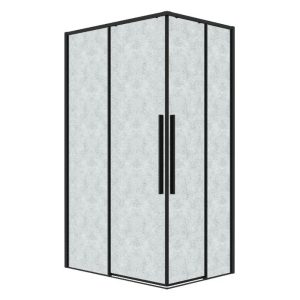 Душевой уголок Grossman Galaxy 100х80 левый Черный / Шиншила 300.K33.01.80R10L.21.02 Душевой уголок Grossman Galaxy 100х80 левый Черный / Шиншила 300.K33.01.80R10L.21.02