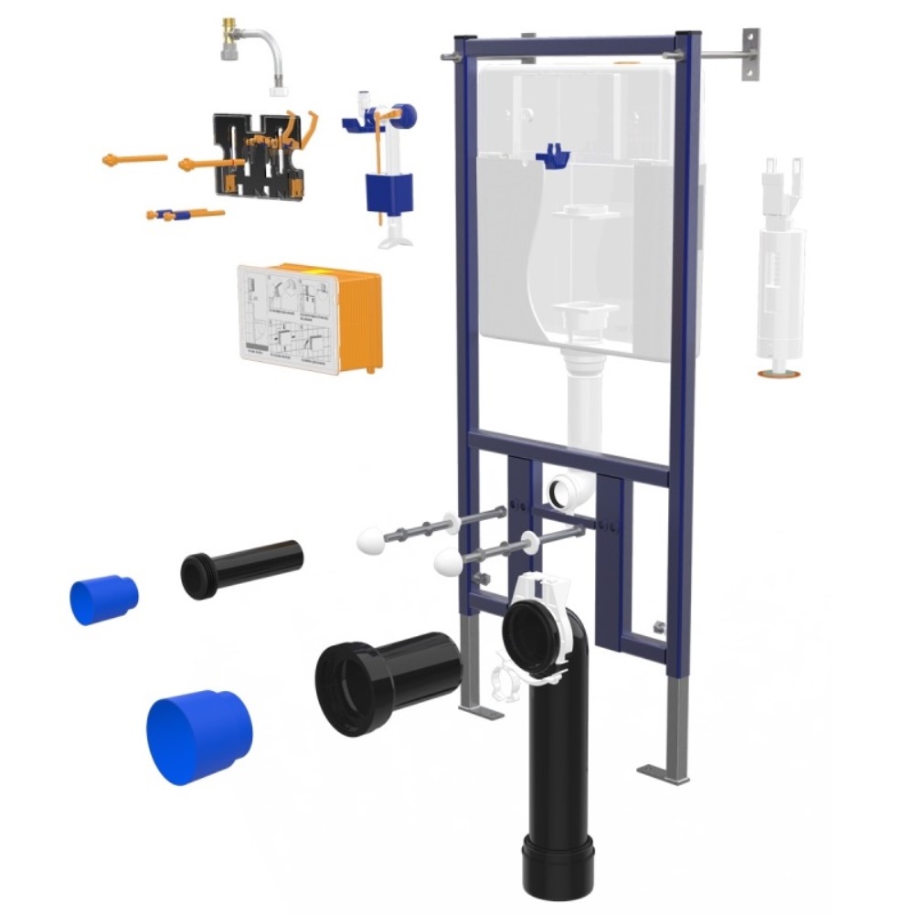 Инсталляции Loranto с унитазом Loranto Fredo Белый глянцевый 4501+CS-WH8005 Инсталляции Loranto с унитазом Loranto Fredo Белый глянцевый 4501+CS-WH8005 — изображение 2