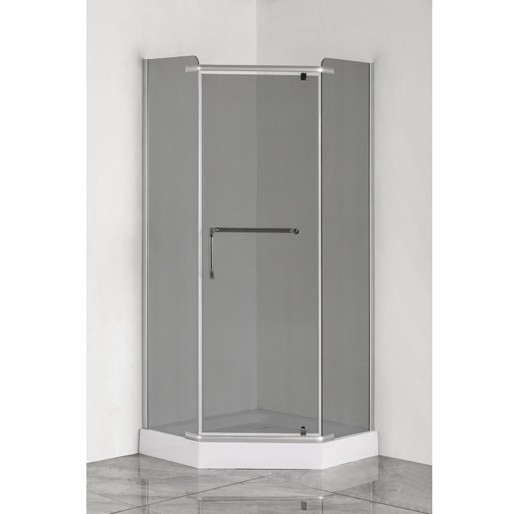 Душевой уголок Loranto Sunway 100х100 Сатин / Прозрачное CS-816S B 100*100*200 Душевой уголок Loranto Sunway 100х100 Сатин / Прозрачное CS-816S B 100*100*200 — изображение 2