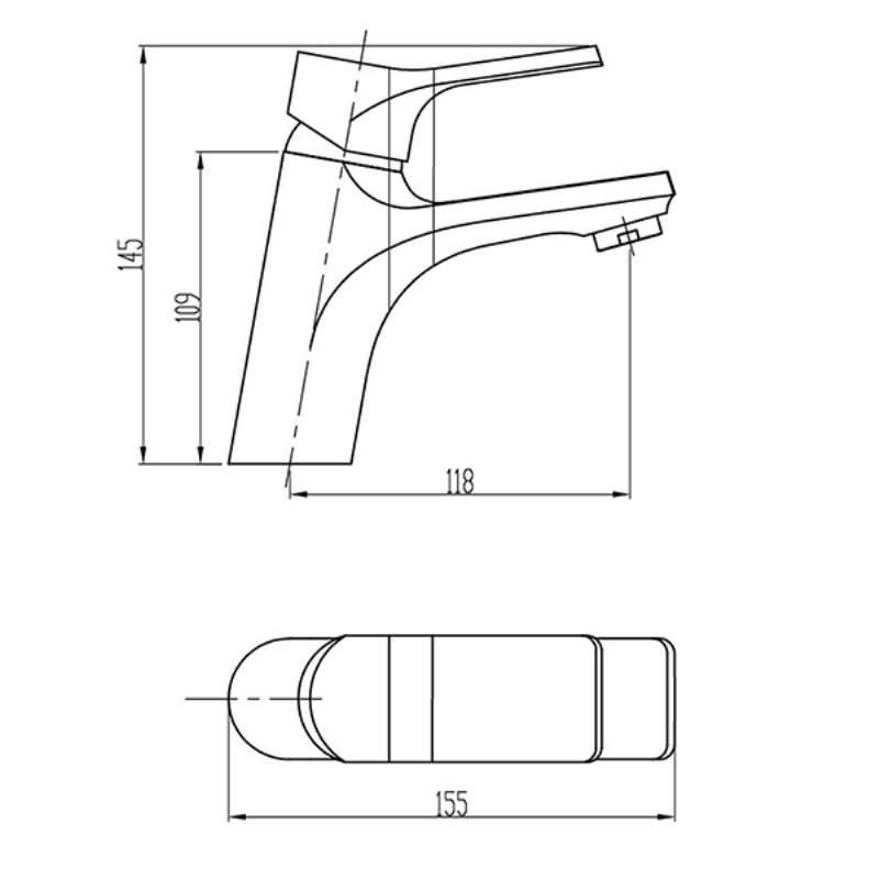 Смеситель для раковины Esko Eiger Хром глянцевый EG 26 Смеситель для раковины Esko Eiger Хром глянцевый EG 26 — изображение 2