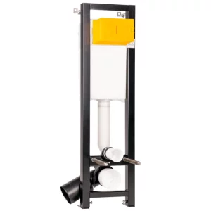 Инсталляция Oli Quadra Total Black LE для скрытого монтажа унитаза 886667