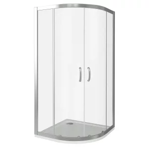 Душевой уголок Bas Infinity 80х185 Хром / Прозрачное