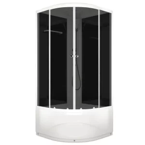 Душевая кабина Domani-Spa Delight Slim high без электрики 80х80 Белый, Поддон высокий Душевая кабина Domani-Spa Delight Slim high без электрики 80х80 Белый, Поддон высокий