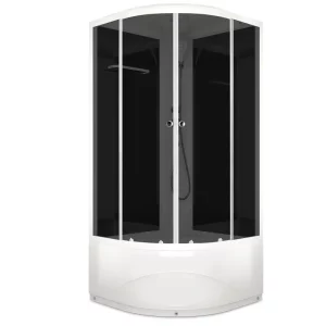 Душевая кабина Domani-Spa Delight Slim high без электрики 90х90 Белый, Поддон высокий Душевая кабина Domani-Spa Delight Slim high без электрики 90х90 Белый, Поддон высокий