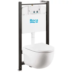 Инсталляция Roca + унитаз Meridian + крышка-сиденье supralit Белый 893104990 Инсталляция Roca + унитаз Meridian + крышка-сиденье supralit Белый 893104990