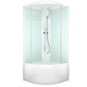 Душевая кабина Domani-Spa Delight Slim high без электрики 90х90 Белый, Поддон высокий Душевая кабина Domani-Spa Delight Slim high без электрики 90х90 Белый, Поддон высокий