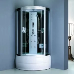 Душевая кабина Водный мир 90х90 ,Хром / Тонированное, Высокий поддон