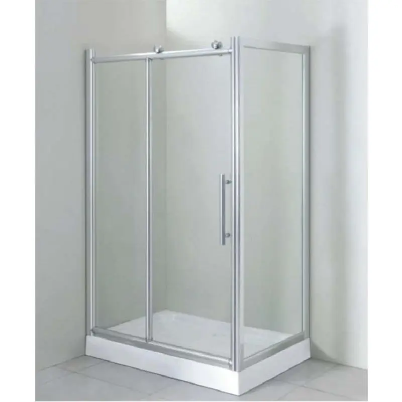 Душевой уголок Водный мир 120х80 с поддоном левый Хром / Матовое Душевой уголок Водный мир 120х80 с поддоном левый Хром / Матовое