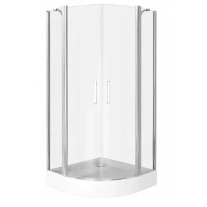 Душевой уголок Bas Pandora 80х185 Хром / Прозрачное