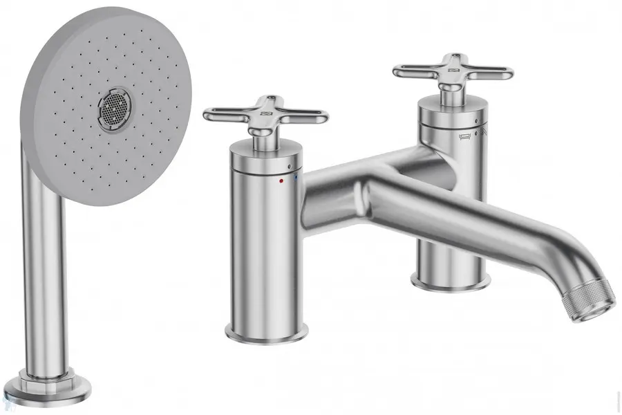 Смеситель на борт ванны Jacob Delafon Nouvelle Vague на 3 отверстия E78343-CAT Смеситель на борт ванны Jacob Delafon Nouvelle Vague на 3 отверстия E78343-CAT