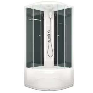 Душевая кабина Domani-Spa Delight Slim high без электрики 80х80 Белый, Поддон высокий Душевая кабина Domani-Spa Delight Slim high без электрики 80х80 Белый, Поддон высокий