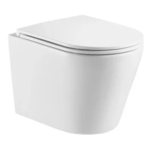 Унитаз подвесной Azario Teramo + с сиденьем Белый AZ0053UQ Унитаз подвесной Azario Teramo + с сиденьем Белый AZ0053UQ