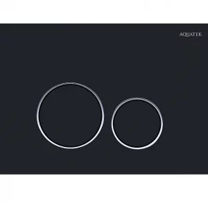 Клавиша смыва Aquatek 005D Черный матовый KDI-0000020 Клавиша смыва Aquatek 005D Черный матовый KDI-0000020