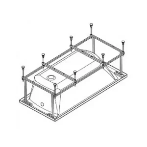 Каркас Jacob Delafon Struktura 170×70 Каркас Jacob Delafon Struktura 170x70
