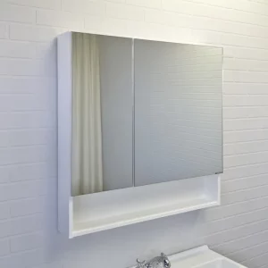 Шкаф зеркальный Comforty Никосия 80 Белый глянцевый 00-00011198CF Шкаф зеркальный Comforty Никосия 80 Белый глянцевый 00-00011198CF