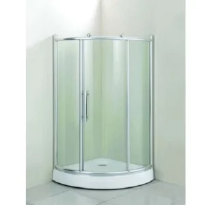 Душевой уголок Водный мир 100х100 с поддоном Хром / Матовое