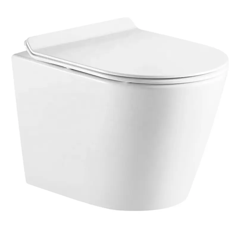 Унитаз подвесной Azario Fonti + с сиденьем Белый AZ-402W Унитаз подвесной Azario Fonti + с сиденьем Белый AZ-402W