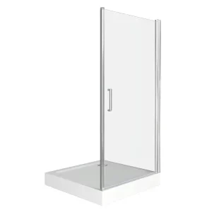 Душевая дверь Bas Pandora 100х185 Хром / Прозрачное Душевая дверь Bas Pandora 100х185 Хром / Прозрачное