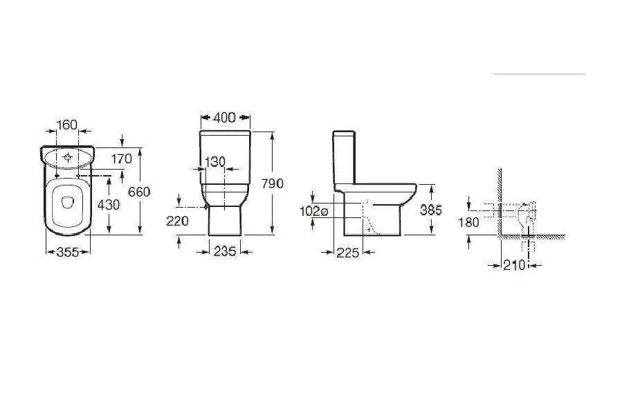 Сливной бачок Roca Dama Senso слив 3/6 л Сливной бачок Roca Dama Senso слив 3/6 л — изображение 2