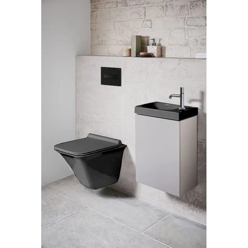 Клавиша смыва Loranto Line Черный матовый 7323 Клавиша смыва Loranto Line Черный матовый 7323 — изображение 2