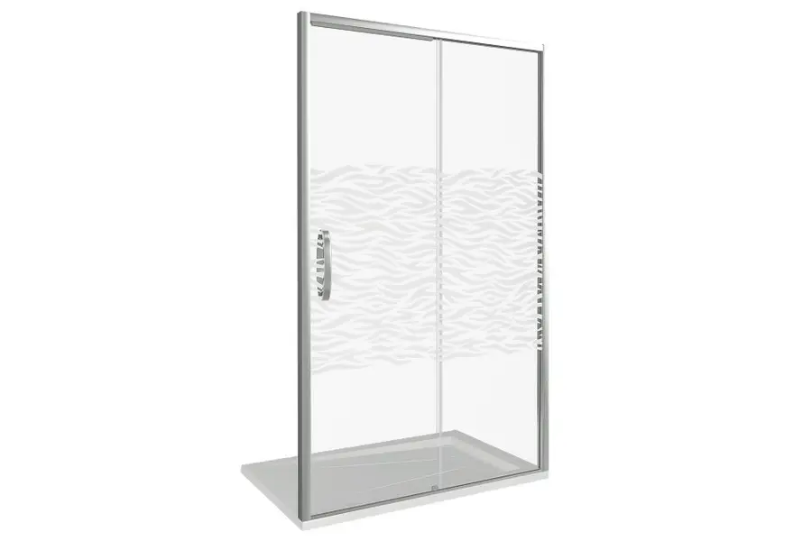 Душевая дверь Bas Antares 140х195 Хром / Прозрачное Душевая дверь Bas Antares 140х195 Хром / Прозрачное — изображение 2