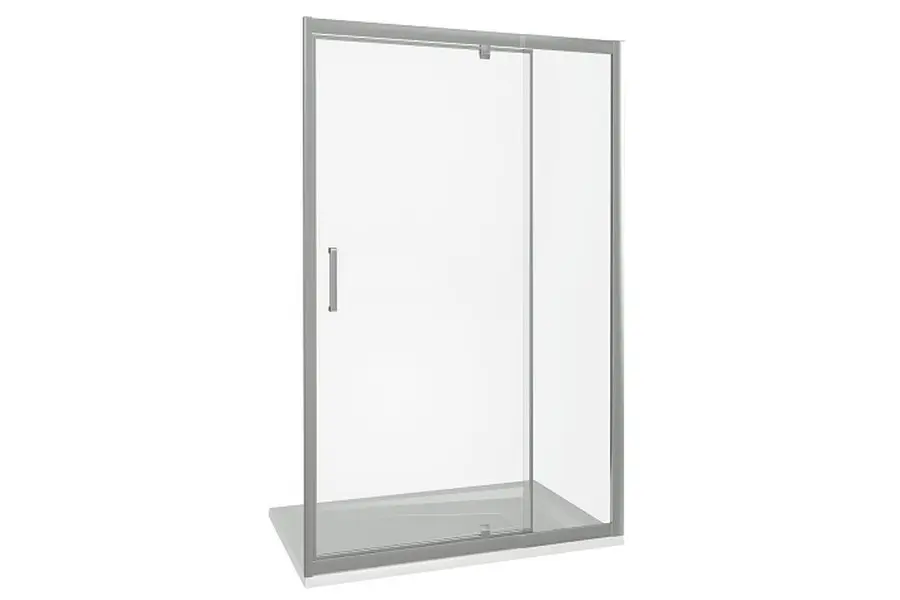 Душевая дверь Bas Orion 130х185 Хром / Прозрачное Душевая дверь Bas Orion 130х185 Хром / Прозрачное — изображение 2