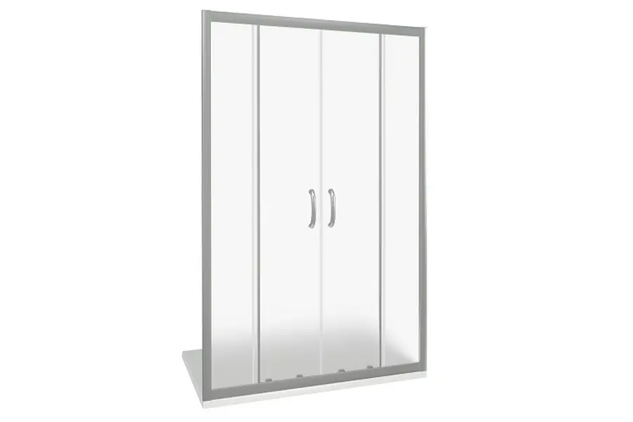 Душевая дверь Bas Infinity 170х185 Хром / Прозрачное Душевая дверь Bas Infinity 170х185 Хром / Прозрачное — изображение 3