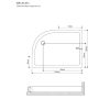 Душевой поддон Grossman Galaxy 120х90 Белый глянцевый GR-41210920L — изображение 2