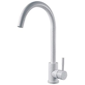 Смеситель для кухни Esko Kitchen Белый глянцевый K45 White