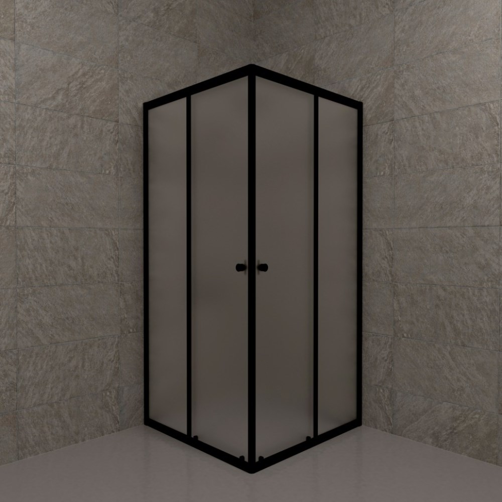 Душевой уголок Triton Вента 90х90 Черный / Матовый Щ0000064631 Душевой уголок Triton Вента 90х90 Черный / Матовый Щ0000064631