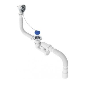 Сифон Niagara для ванны Хром глянцевый V255-TL